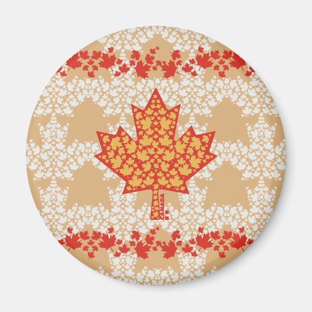 IMÃ LEAVES ON LEAVES (CANADA FLAG) BY MASANSER (Frente)
