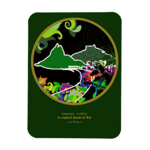 Ímã Leblon - Rio de Janeiro