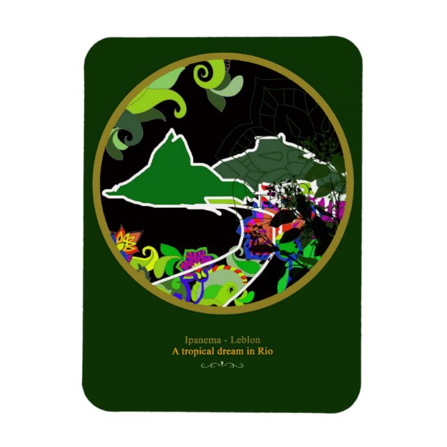 Ímã Leblon - Rio de Janeiro (Vertical)