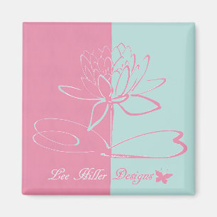 Imã Lee Hiller Designs Acordes Rosa Água