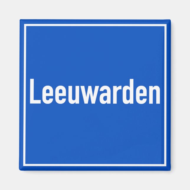 Imã Leeuwarden Magnet | Holanda | Ljouwert (Frente)