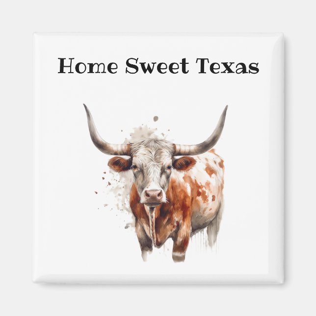 Imã Legado do Longhorn, personalizado   (Frente)