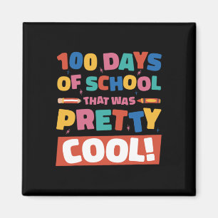 Imã Legal 100 Dias De Estudantes Do 100º Dia Meninos G