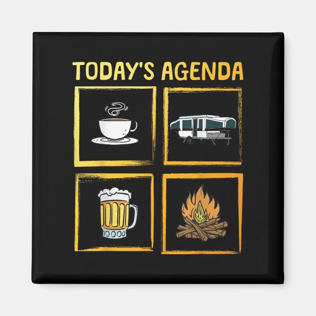 Imã Legal Arte De Campanha Para Homens Mulheres Carava (Frente)