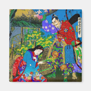 Imã Legal arte geisha jardim do Japão