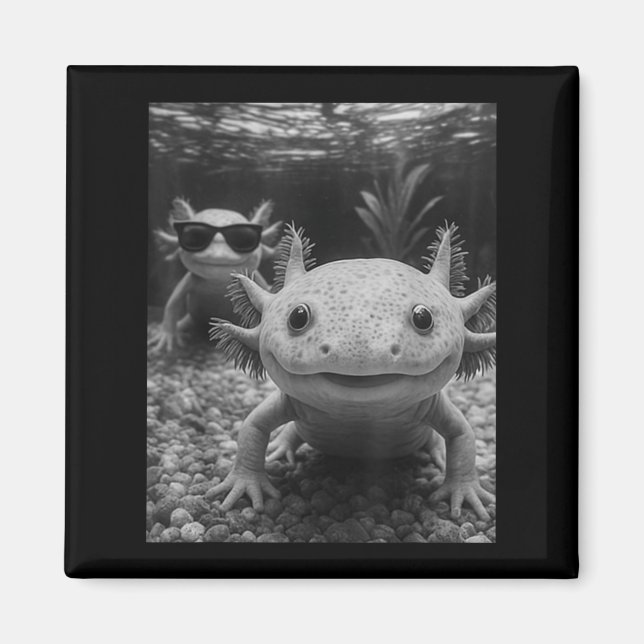 Imã Legal Axolotl Selfie (Frente)