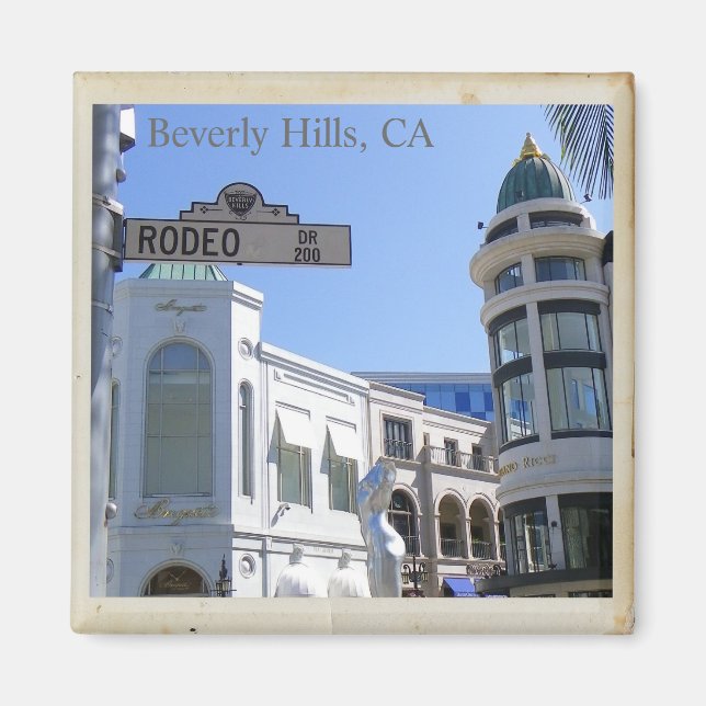Imã Legal Beverly Colinas, Rodeo Dr. Magnet! (Frente)