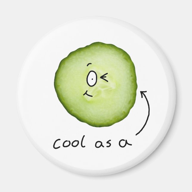 Imã legal como um íman de pepino (Frente)