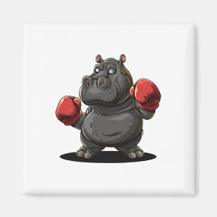 Imã Legal Costume De Atleta De Boxing Para Hippo E Ani