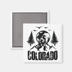 Imã Legal dia do Colorado, Bigfoot Vintage Hiking