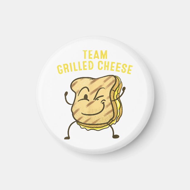 Imã Legal Equipe Gelada Queijo Gift Engraçado Tostado (Frente)