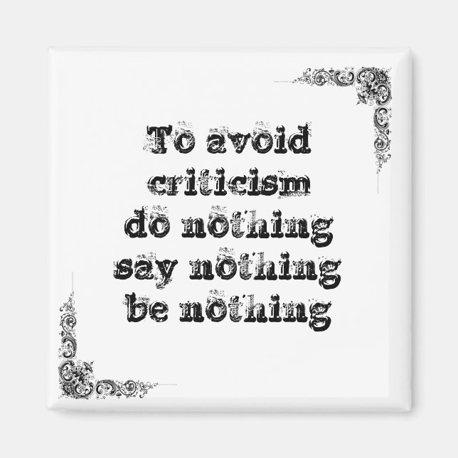 Imã Legal excelente simples filosofia de sabedoria tao (Frente)