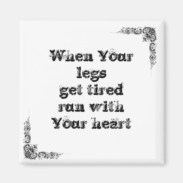 Imã Legal excelente simples filosofia de sabedoria tao (Frente)