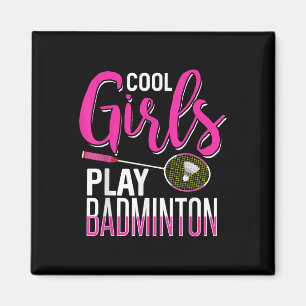 Imã Legal garotas jogam Badminton