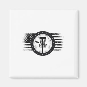 Imã Legal Golf Sport Usa Grunge Flag - Disk Golf