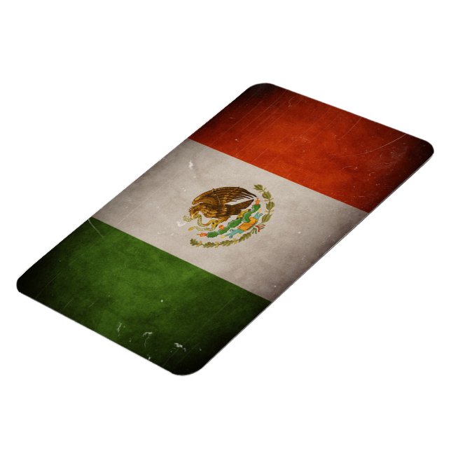 Ímã Legal Grunge México Bandeira Mexicana (Left Side)