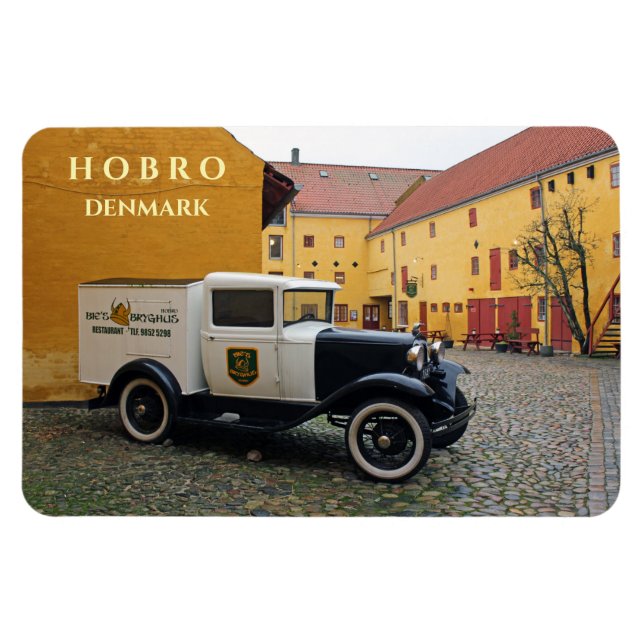Ímã Legal Hobro, Dinamarca, Lâmpada Flexível! (Horizontal)