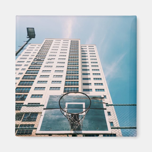 Imã Legal Hoop de Basquete (Frente)