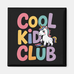 Imã Legal Kid Club Unicorn De Volta À Escola Crayon Ki