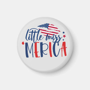 Imã Legal Miss América Merica Red White Blue EUA