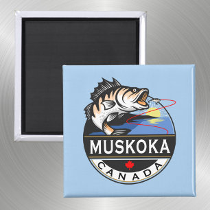 Imã Legal Muskoka Canadá pescando no exterior