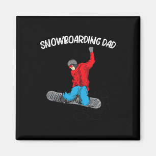 Imã Legal Snowboard Para Pai Papa Snowboard Wint