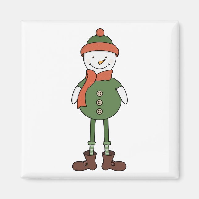 Imã Legal Snowman (Frente)