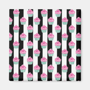 Imã Legal Trendy Bleck e Withe, bolos de taça