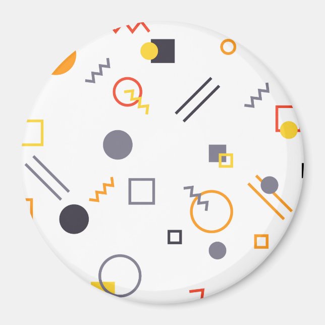 Imã Legal, única, moderna, ilustração de abstrato urba (Frente)