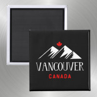 Legal Vancouver Canadá Montanhas Maple Leaf Dark