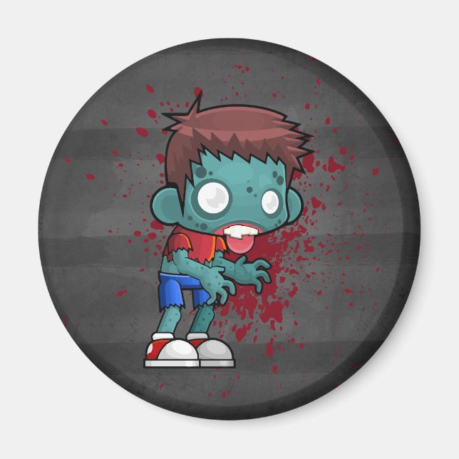 Imã Legal Zombie Duque com Sangue/Pinta Splatter (Frente)