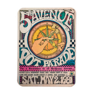 Ímã Legalização histórica de Pote de Semana de Poster