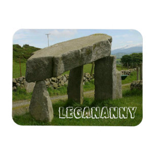 Ímã Legananny Dolmen, Megalith, Northern Ireland