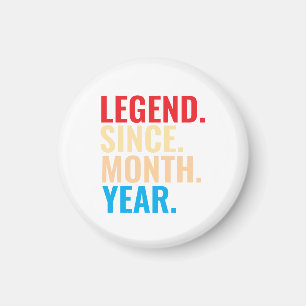Imã Legenda desde o aniversário personalizado do ano d