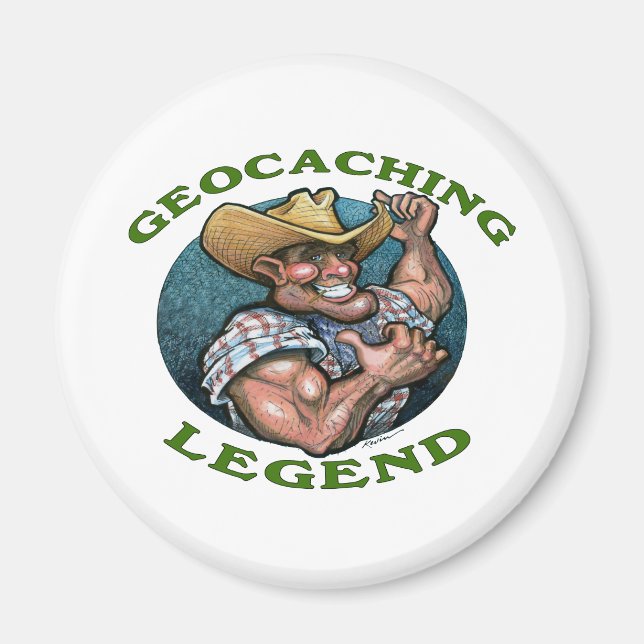 Imã Legenda do Geocaching (Frente)
