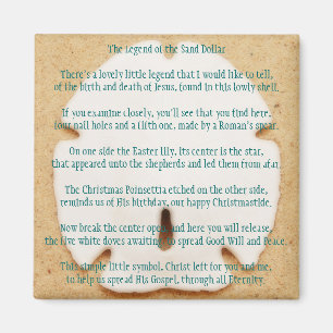 Imã Legenda do ímã do dólar de areia