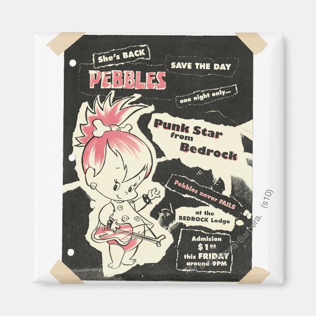 Imã Legenda do Punk Rock PEBBLES™ (Frente)