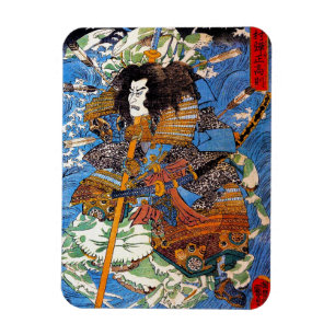 Ímã Legendário japonês legal Samurai Sanin Warrior a