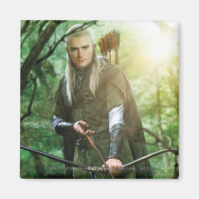 Imã LEGOLAS GREENLEAF™ com arco (Frente)