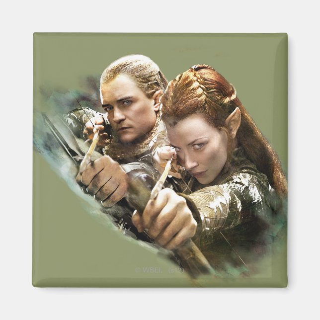 Imã LEGOLAS GREENLEAF™ e TAURIEL™ Graphic (Frente)