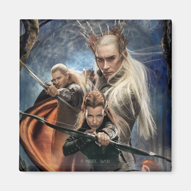Imã LEGOLAS GREENLEAF™, TAURIEL™ e Thranduil (Frente)