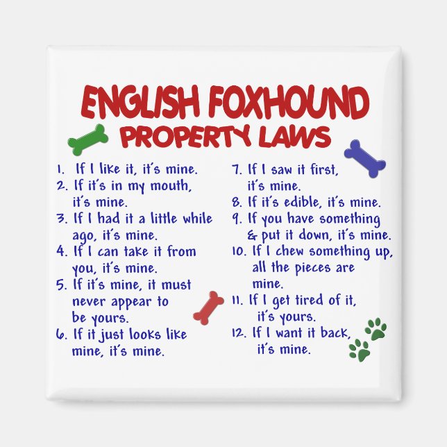 Imã Lei de propriedades de FOXHOUND em INGLÊS 2 (Frente)
