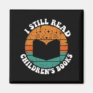 Imã Leia livros infantis homens engraçados vintage ret