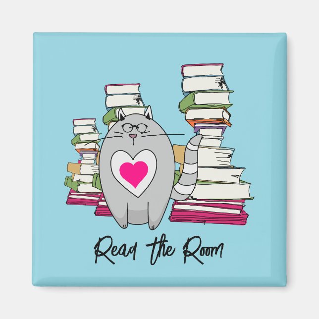 Imã Leia o Gato da Sala (Frente)