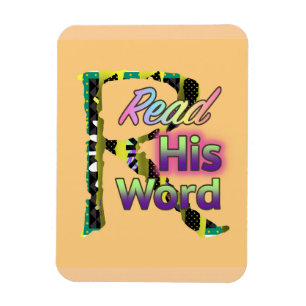 Ímã Leia o HIS Word Refrigerator