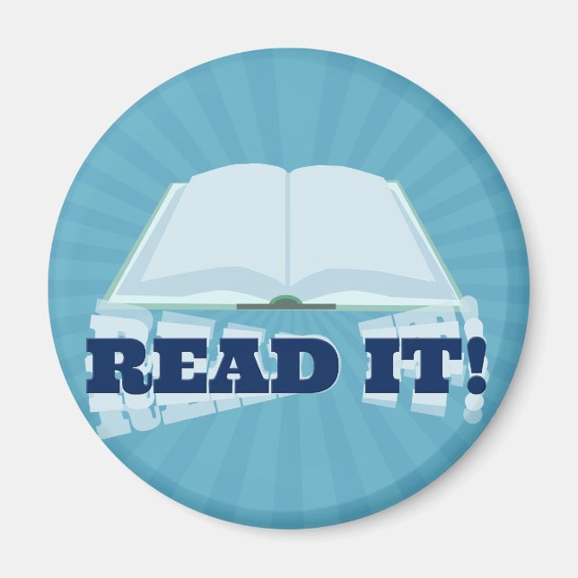 Imã Leia-O Vá Promover Seu Livro Aqui (Frente)