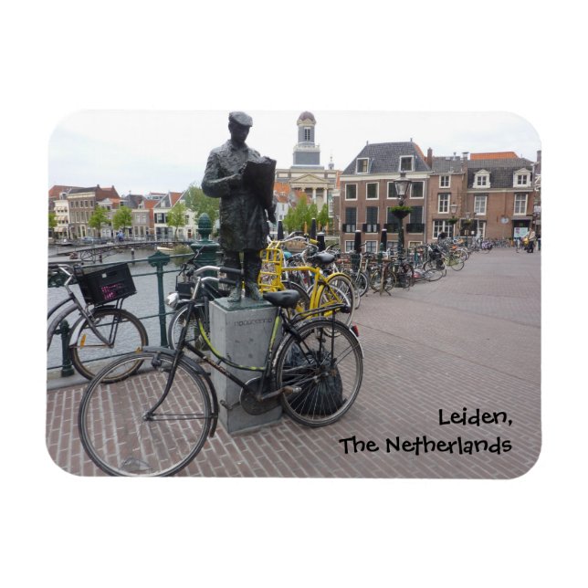 Ímã Leiden (Estátua e Bikes) (Horizontal)