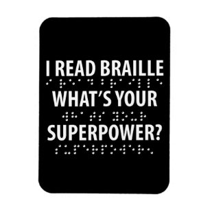 Ímã Leio Braille Qual é o seu superpoder