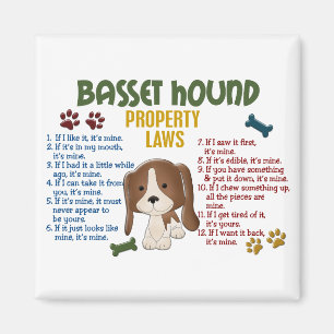 Imã Leis 4 da propriedade de Basset Hound