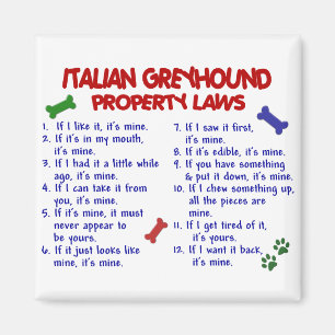 Imã Leis da propriedade do GALGO ITALIANO